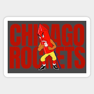 Defunct Chicago Rockets Football 1948 Magnet